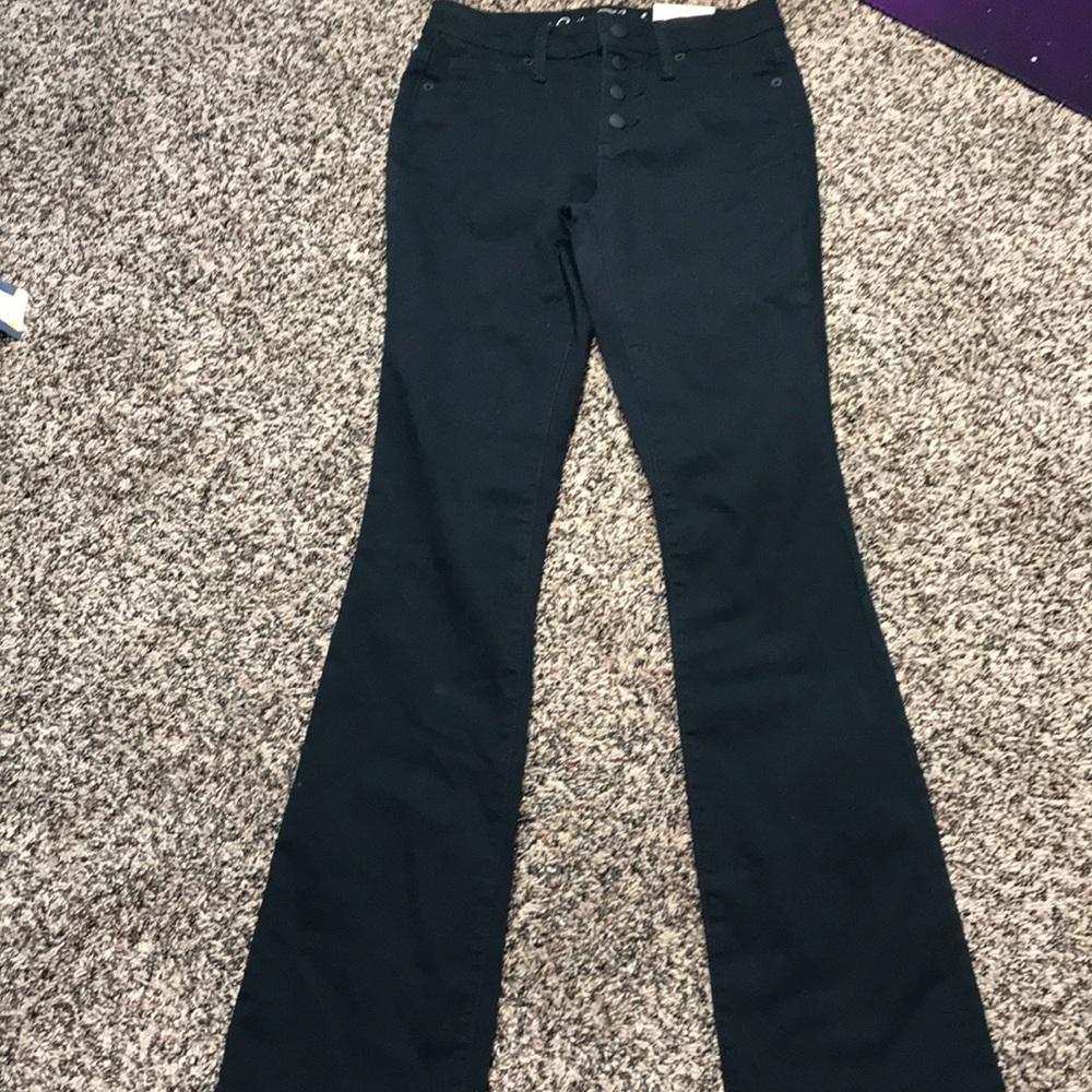 Universal Thread High Rise Bootcut Skinny Bundle Size 00 Cream & Black | NWT - Picture 7 of 11